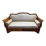 Banquette à crosses de style Louis Philippe