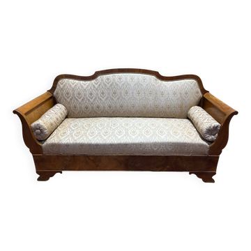 Louis Philippe style bench with scrolls