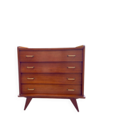 Vintage commode with tapered legs