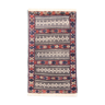 Hand made oriental wool carpet traditional tribal carpet- 75 x 133 cm
