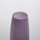 Vase lavender inside milk glass