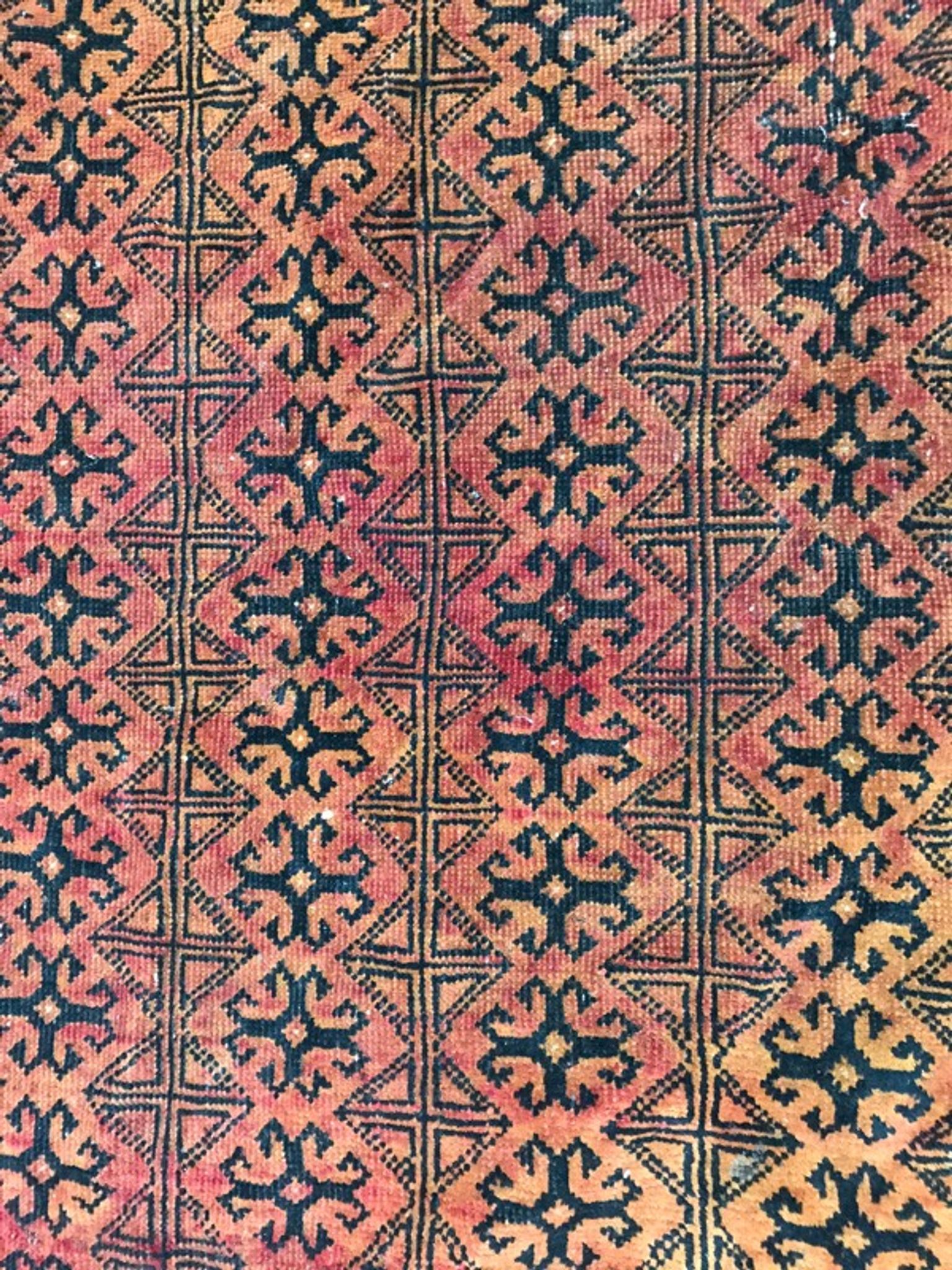 Tapis vintage turkmen afghan 105x152 cm