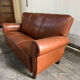 Leather club sofa