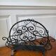 Wrought iron magazine rack