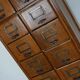 German oak drawer bank filing cabinet circa 1950