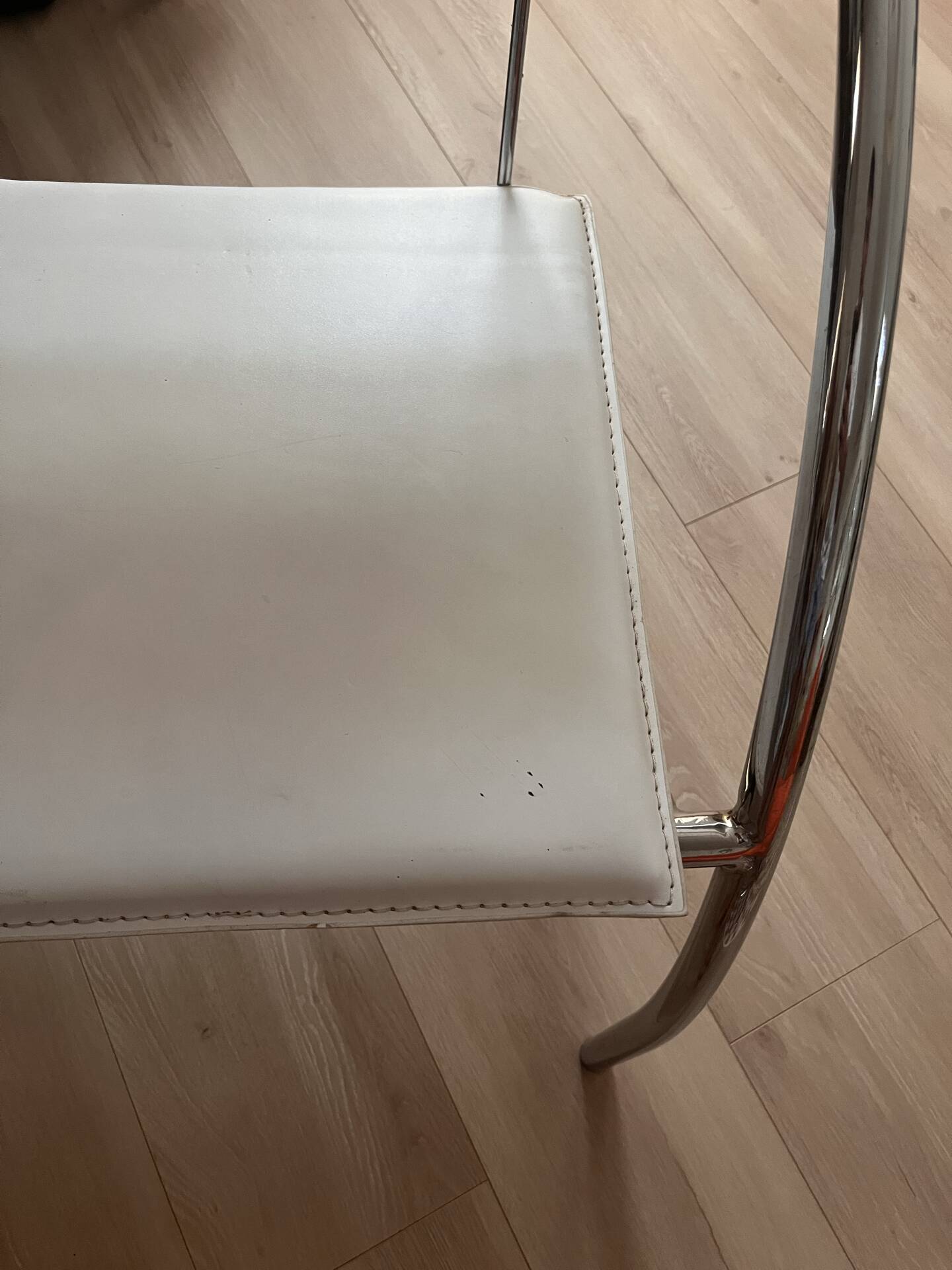 Vintage chrome chairs