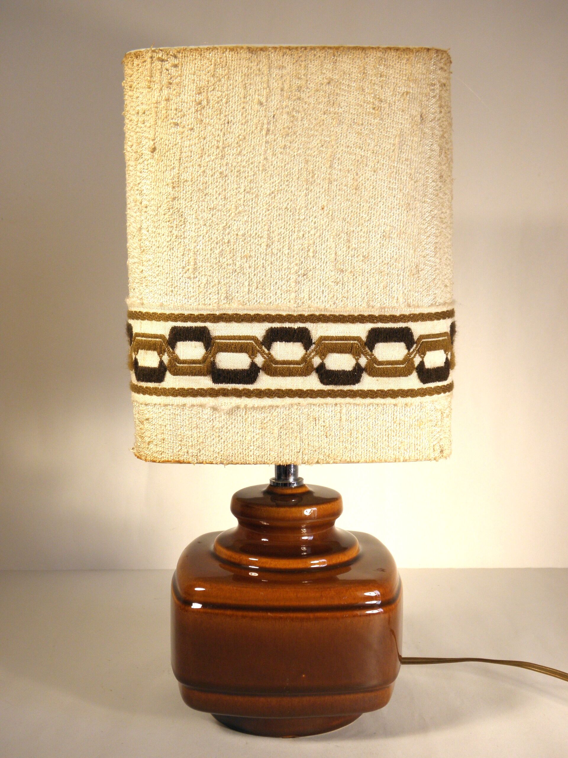 Ceramic lamp 70s