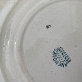 6 Flat plates iron earth by Bertrand Bordeaux / model Anémones