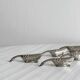 Set of 5 antique goose-shaped knife rests
