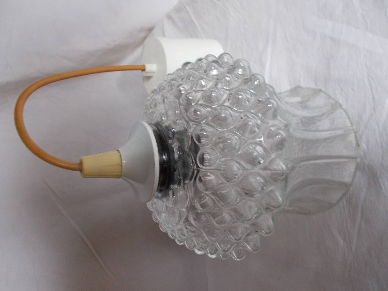 Vintage glass pendant light