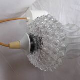 Vintage glass pendant light