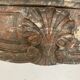 Louis XV style fireplace in red breche marble 19th century
