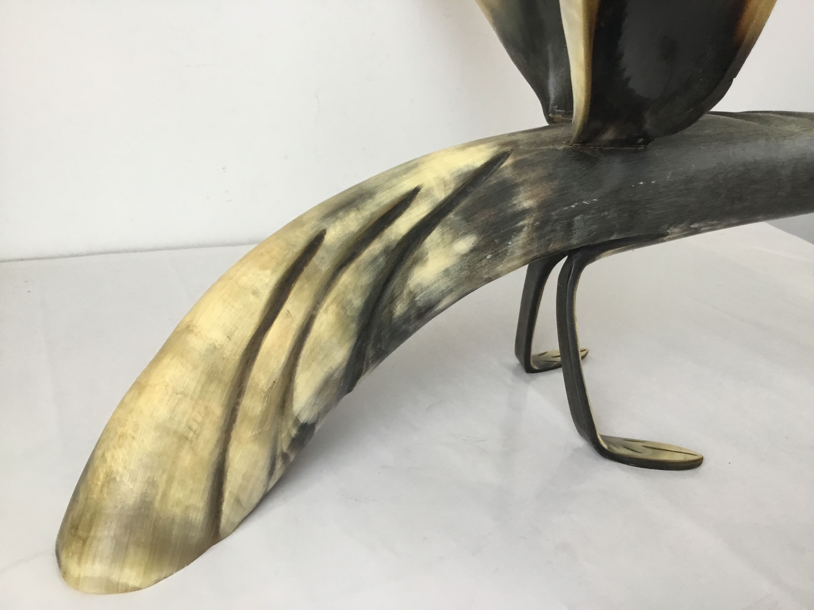 Pair of bronze appliques