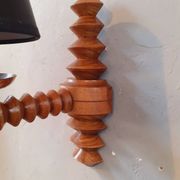Brutalist wall lamp from the 1940s by Charles Dudouyt.