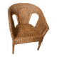 Natural wicker/rattan armchair