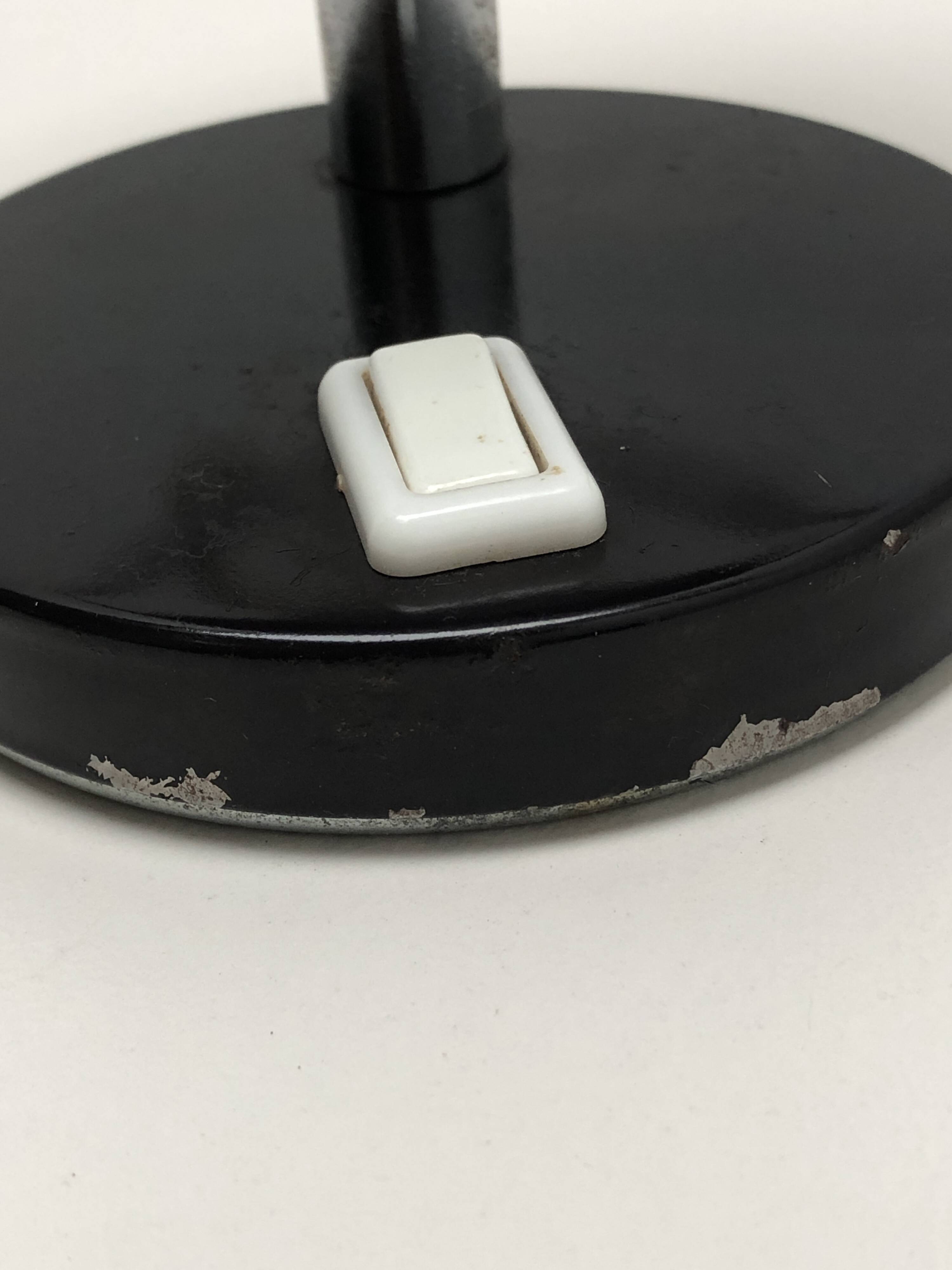 Black table eyeball lamp, 1960/1970