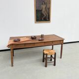 Walnut silk table 1900