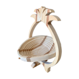 Wooden fruit cutting