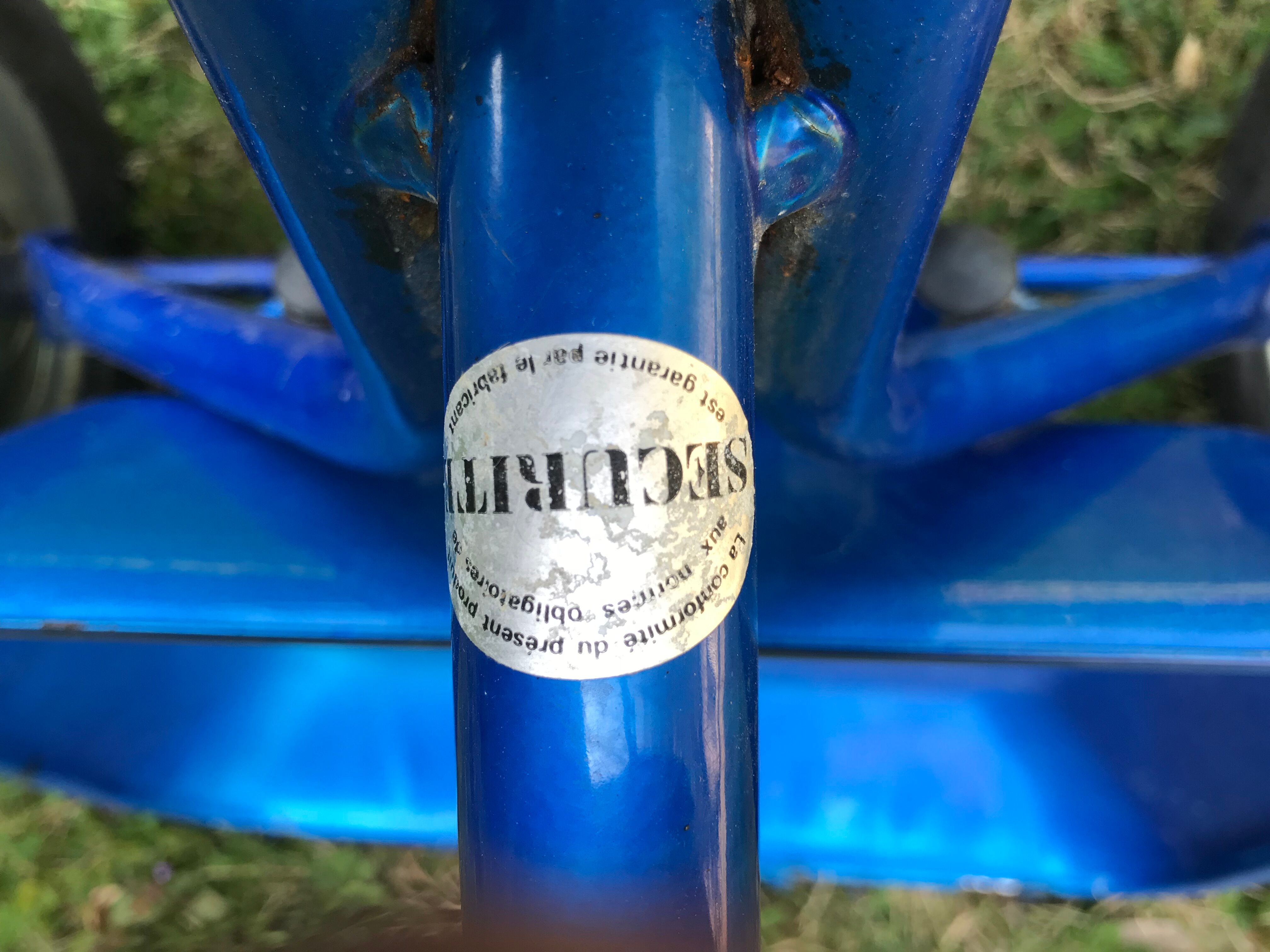 Vintage metal explorer tricycle