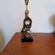 Michel Jaubert, gilt bronze lamp base. 1970s