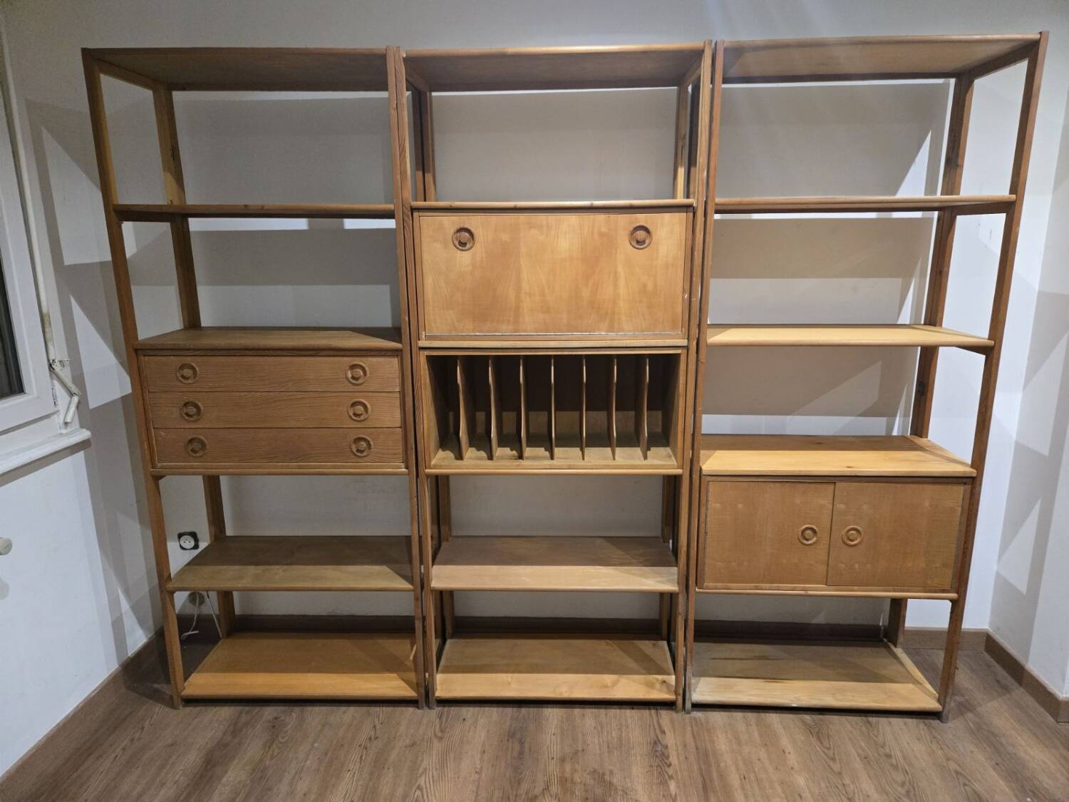 Vintage modular shelf, 1970s