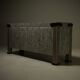 Maitland-Smith tessellated marble and brass sideboard 1980s