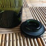 Milk glass bottle