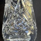 Cylindrical vase – handmade cut crystal