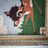 Pair of vintage Bambi canvas frames