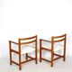 Paire de fauteuils scandinaves années 60
