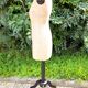 Old couture mannequin "au louvre" bust in fabrics and wood 1900 size 44