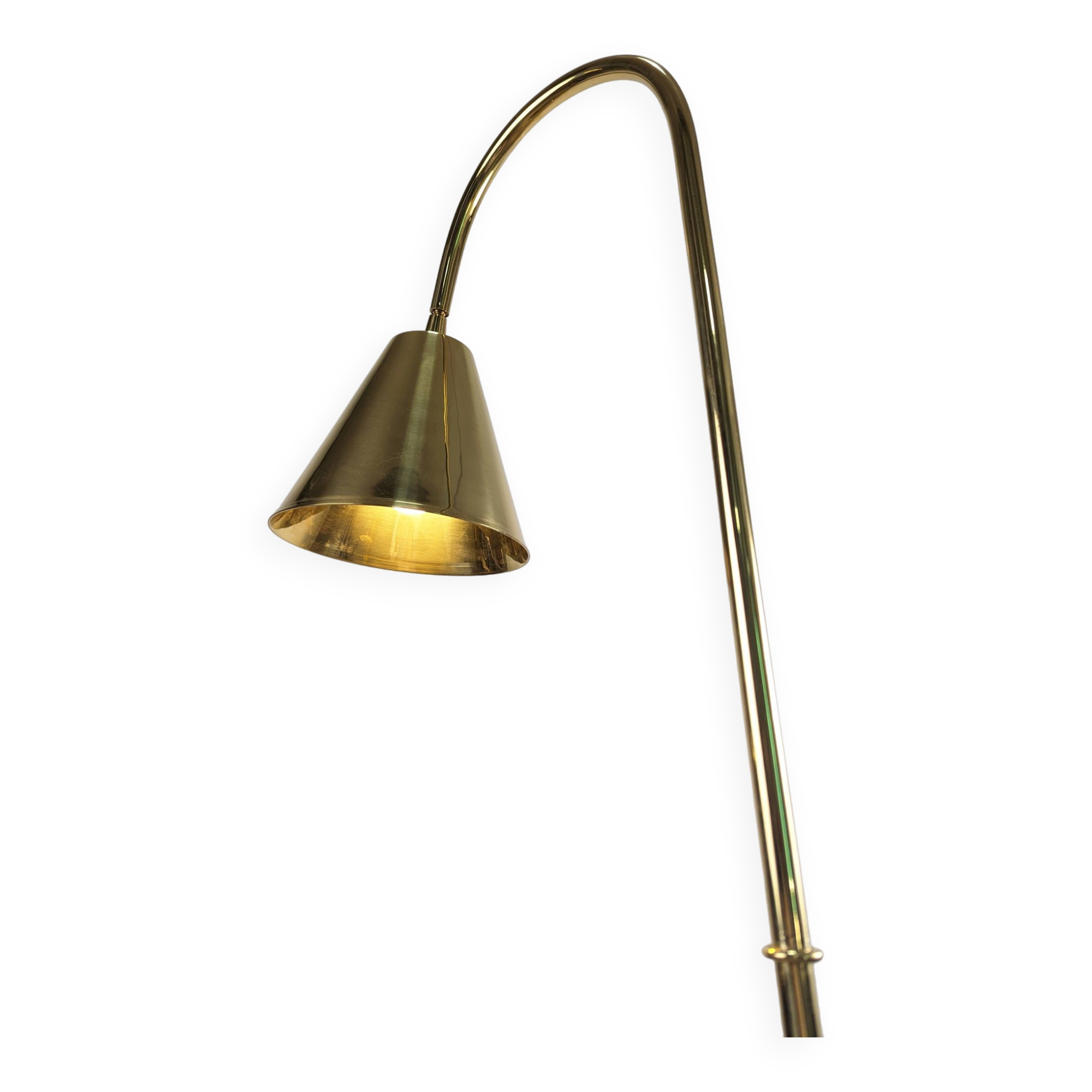 brass floor lamp by Valentí
