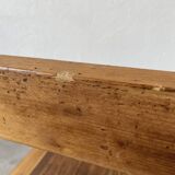 Brutalist pine chair