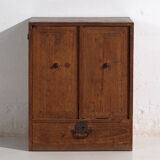 Antique cedar mizuya ko-dansu, Meiji-Taishō period (circa 1890-1925) #39