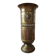 Vintage brass umbrella stand – lion head handles