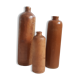 Trio de bouteilles en grès