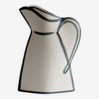 Ceramic Vase 'Morandi Pitcher - Black'