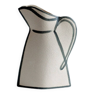 Ceramic Vase 'Morandi Pitcher - Black'