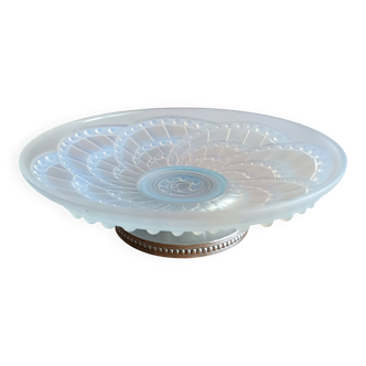 Coupe Art déco en verre opalescent J.Landier France