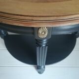 Small half-moon side table