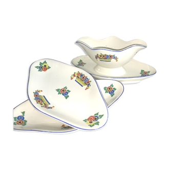 Set saucier ramekins art deco