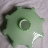 Suspensions abat jour opaline vert pastel
