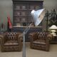 Industrial Adjustable Metal Workshop Spotlight Floor Lamp 1950