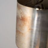 Kaiser Leuchten glass pendant lamp with nickel patina