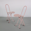 Metal folding chairs