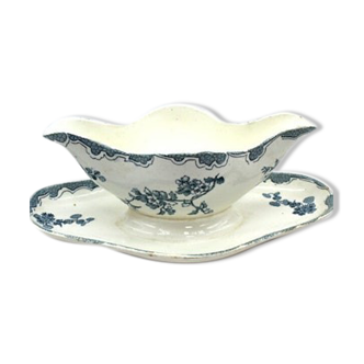 Saucier en porcelaine longwy