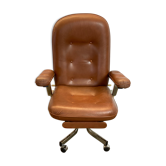Everstyl Everlax chair imitation brown leather relax