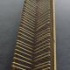 Golden metal vinyl holder: Vintage 60's