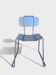 Modern Italian aluminium chairs by Tanzi, 1980