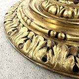 "Hot Air Balloon" Ceiling Light – Gilded Bronze & Crystal (7 Lights)